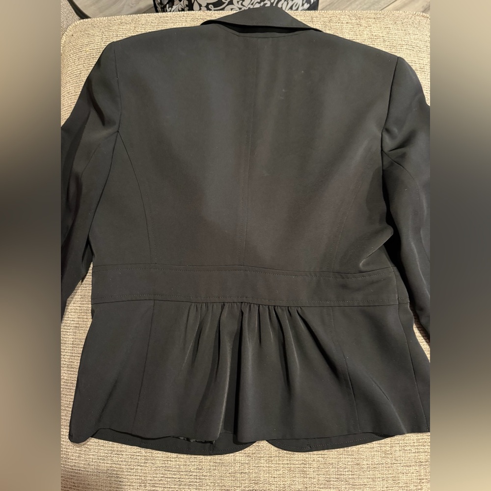 Nine West Black Peplum Blazer Jacket | Size 12 | Career Workwear Like New! - Picture 11 of 11